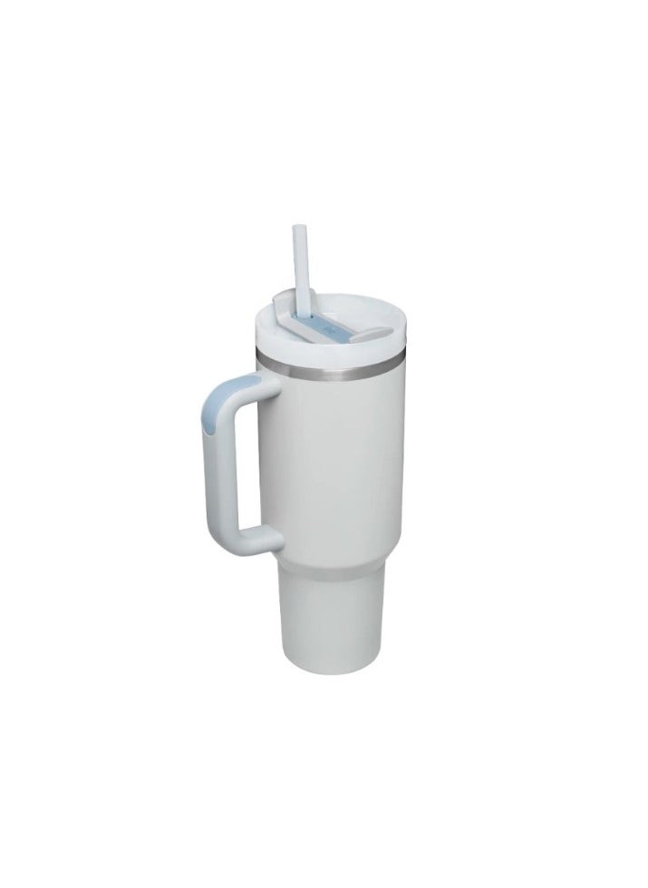 Stanley - Stanley Quencher H2.0 FlowState Stainless Steel Vacuum Insulated Tumbler with Lid and Straw for Water, Iced Tea or Coffee Smoothie & More, 40 oz Water Bottle - FOG - Image 1