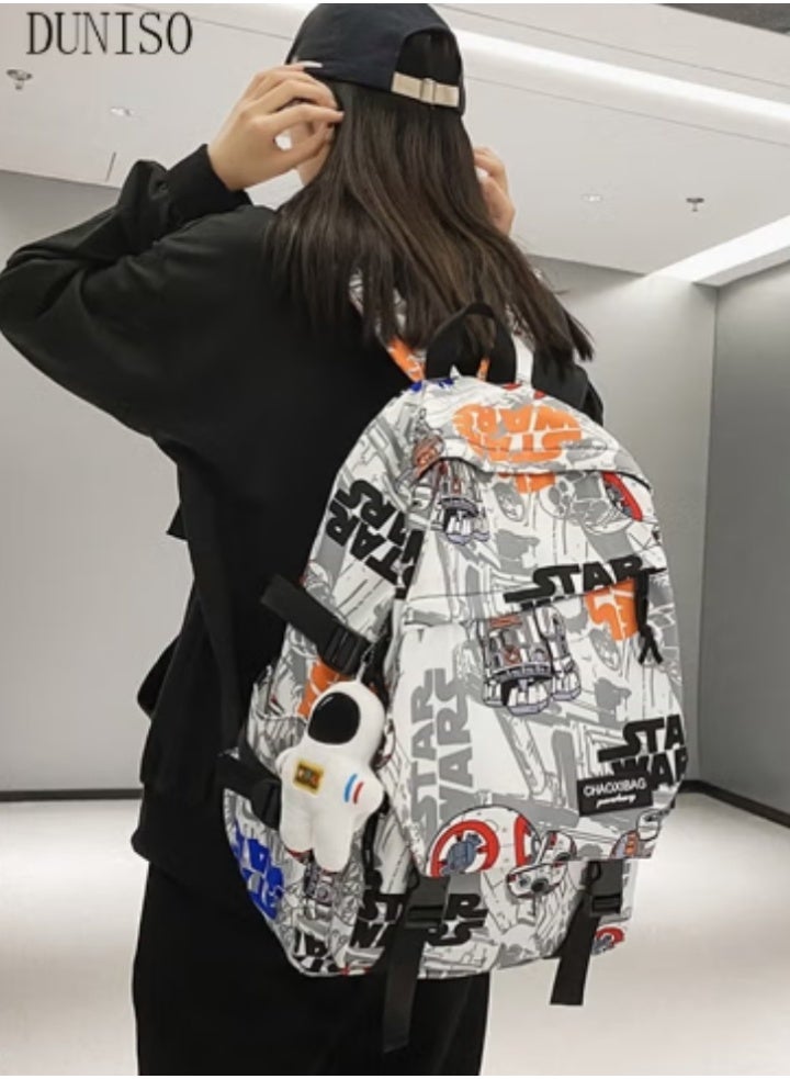 DUNISO Star Wars - Collaborated Backpack | Trendy Prints, Unique Charms - Image 1