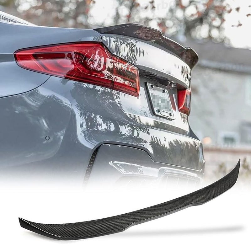 MCARCAR KIT G30 Real Carbon Fiber Trunk Spoiler Compatible with 20172023 BMW 5Series G30 F90 M5 Sedan Duckbill Trunk Exterior High Kick Tail Deck Lid Wing Lip Facotry Outlet