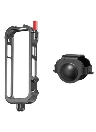 Metal Frame Rabbit Cage For Insta360 X4 Protective Case With Cold Shoe Aluminum Alloy Protective Case 1/4 Threaded Connection Action Camera Accessories - pzsku/Z5EB95638C905FC289496Z/45/1742538758/73ac1eed-fc01-413f-b155-dd0be2c1501a