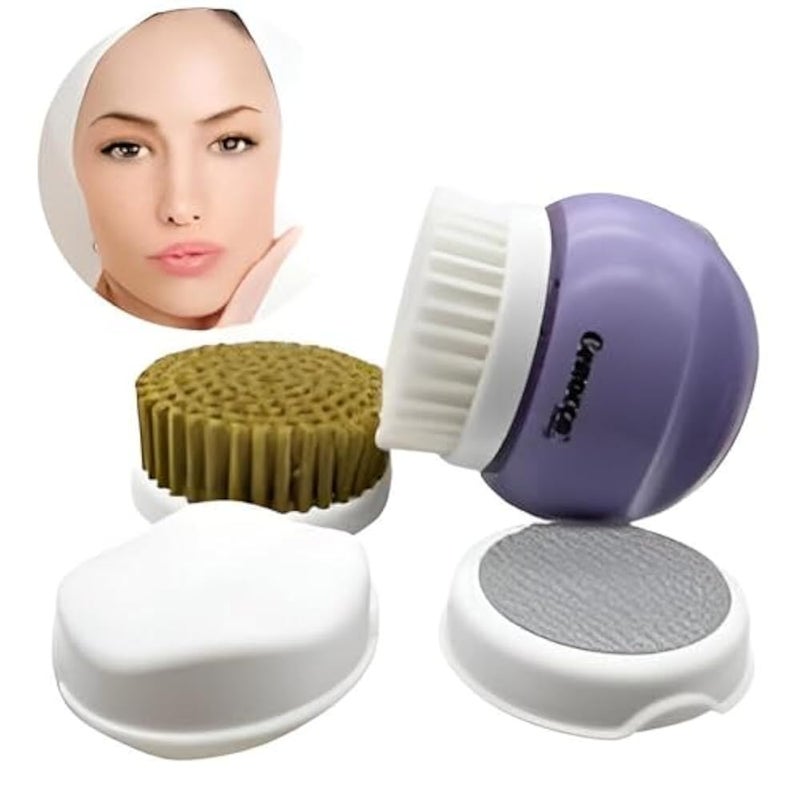 Blackhead Remover Device - Complete 4-in-1 Facial and Body Skincare Brush Set for Effective Pore Cleansing and Acne Treatment with Eco-Friendly Design - Image 2