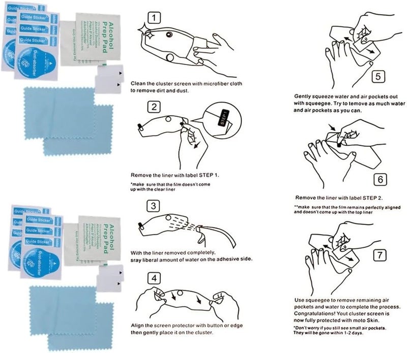 DEMULAX Scratch Protection Film for BMW R18 Dashboard - Image 4