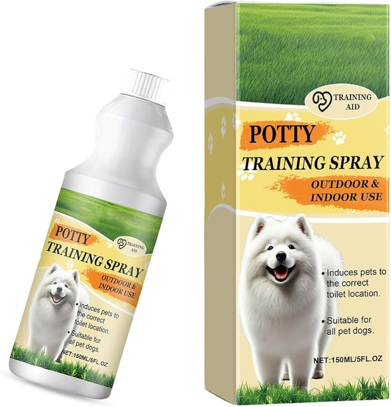 رذاذ تدريب الكلاب على قضاء الحاجة 150 مل سعة كبيرة مستخلصات لطيفة لمنع الحوادث - Image 1