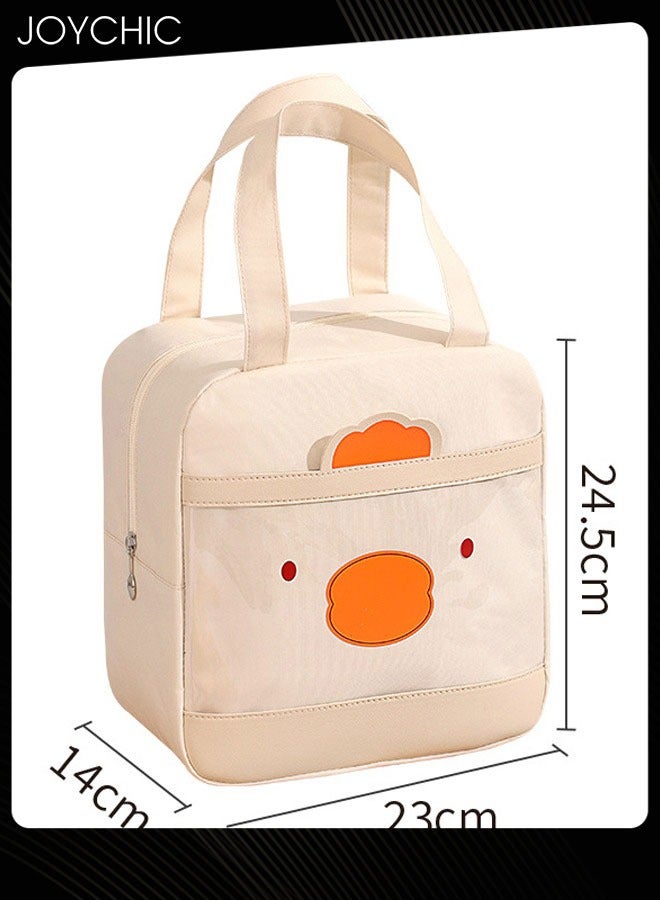 Joychic 3-Piece Oxford Multifunction Food Insulation Bag Warm and Fresh Keeping Reusable Lunch Bag for School Office Outdoor Picnic - Image 5