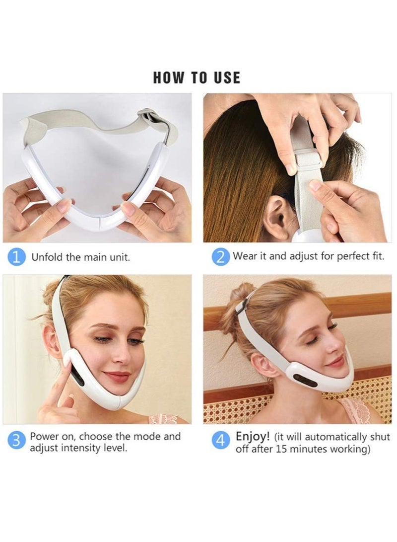 Prime by javaudan V- Face Shaping Massager Facial Lifting Machine, Micro Current Face Slimming Electric Face Slimming Machine Double Chin Shaping Massager  - Image 2