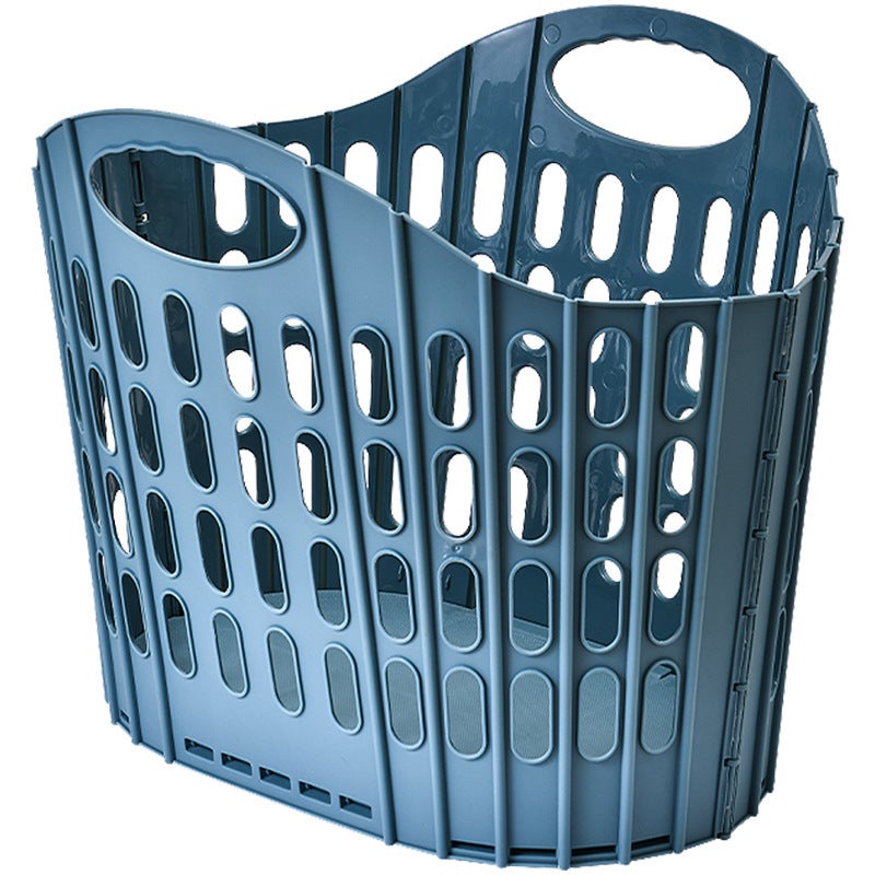 Folding Laundry Basket with Handle, Collapsible and Wall-Mountable - Image 5