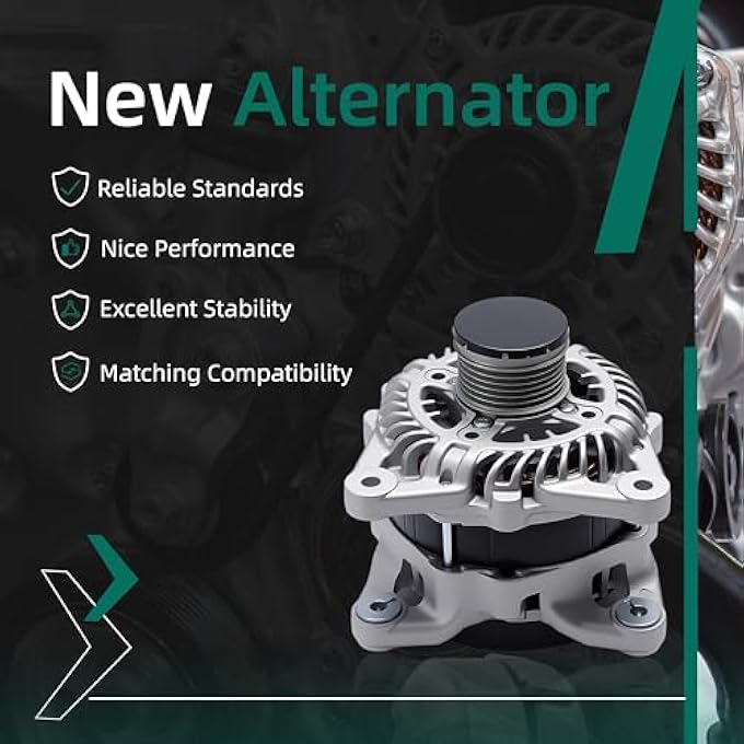 Riyhch 23100-6CA0A New Alternator Fit for Nissan Altima 2.5L 2019 2020 2021 2022 A005TE0381ZX - Image 4