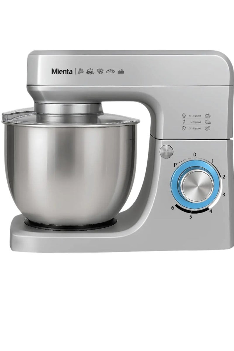 Mienta Mienta 10L 2000W Silver Stand Mixer - Image 1