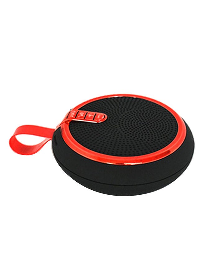 NIBEMINENT Mini Portable Bluetooth Speaker Red