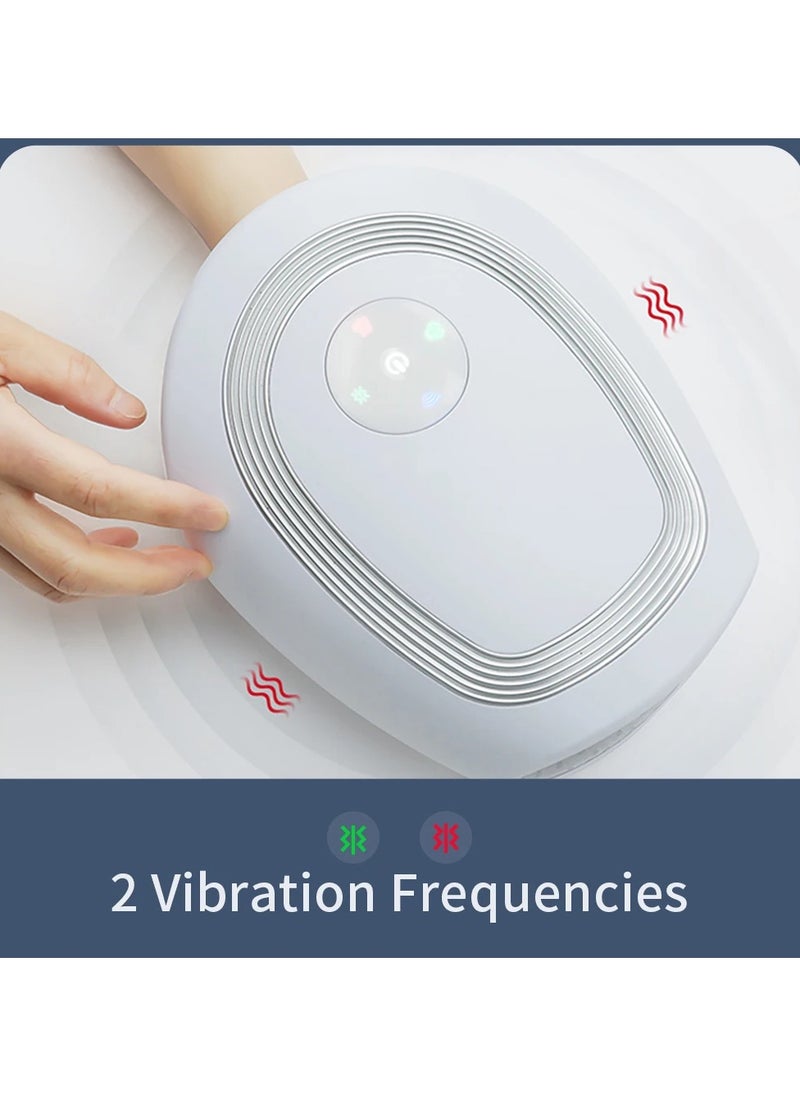 AROAQ - Cordless Hand Massager Thermal Airbag Inflate Compression for Thumb Finger Wrist Massage Vibration Stimulate Acupressure Palm - Image 1
