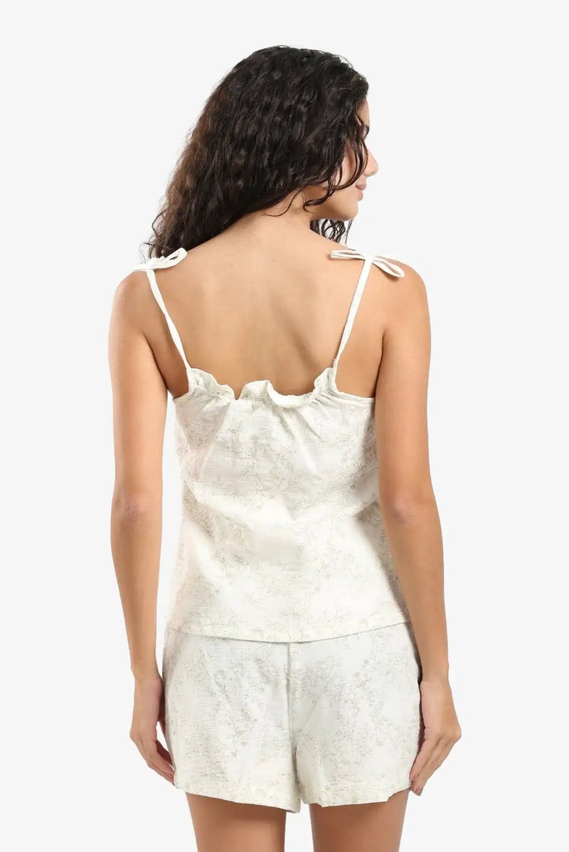Carina Cotton Cami & Shorts Pyjama Set - Image 4