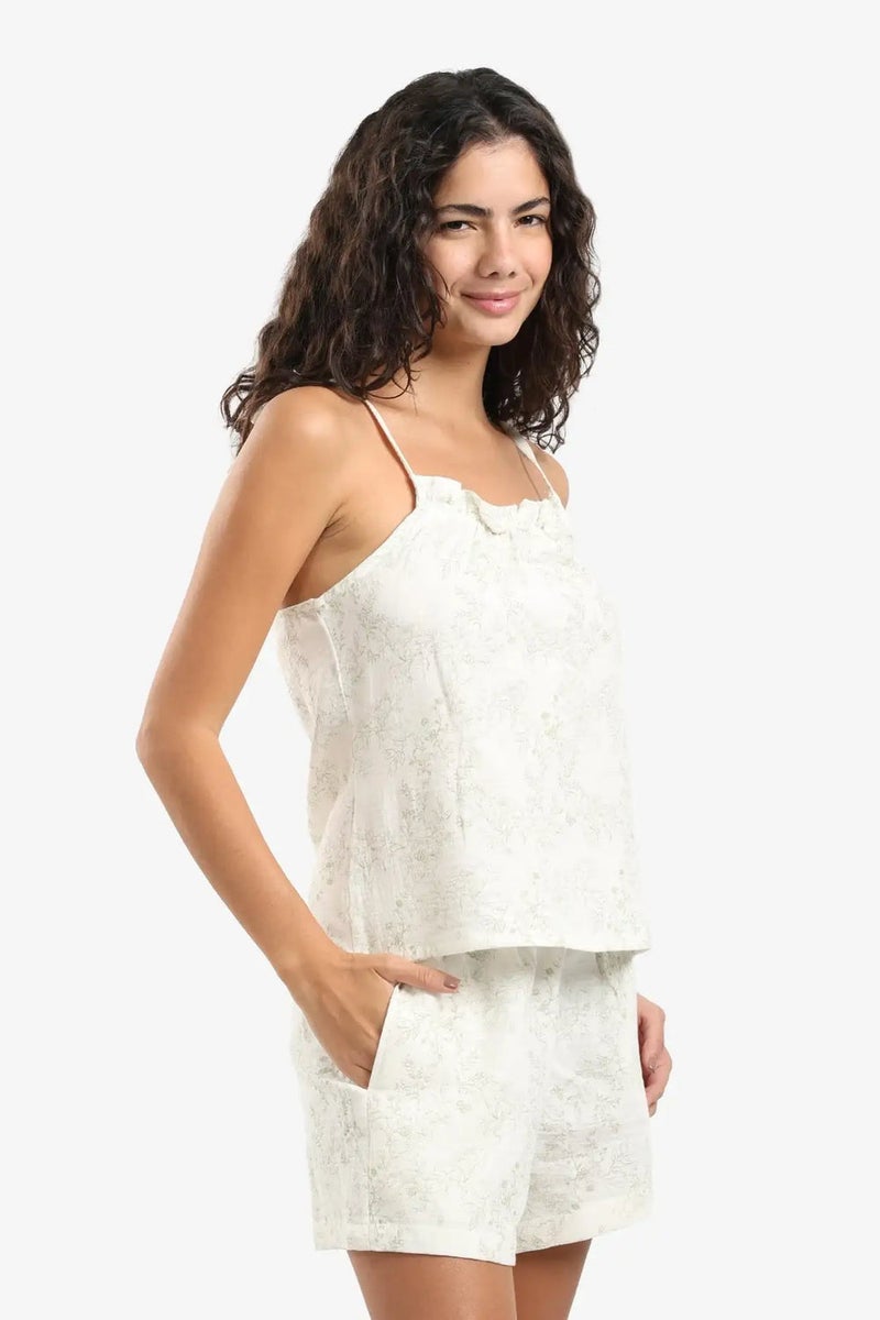 Carina Cotton Cami & Shorts Pyjama Set - Image 2