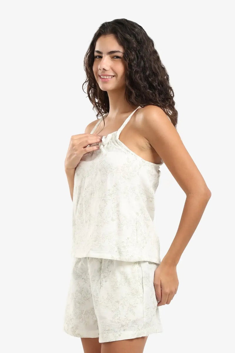 Carina Cotton Cami & Shorts Pyjama Set - Image 3
