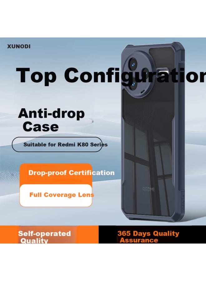 Xundd Beetle Shape Case For Redmi K80, Xiaomi Redmi K80 Airbag Shockproof Protective Cover Ultra-thin Silicone Transparent Lens Full Protection Case For Men And Women - Image 1