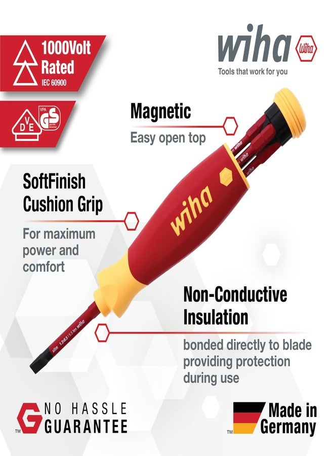 Wiha 28345 6 Piece Insulated SlimLine PocketMax Multi-Driver - Image 2