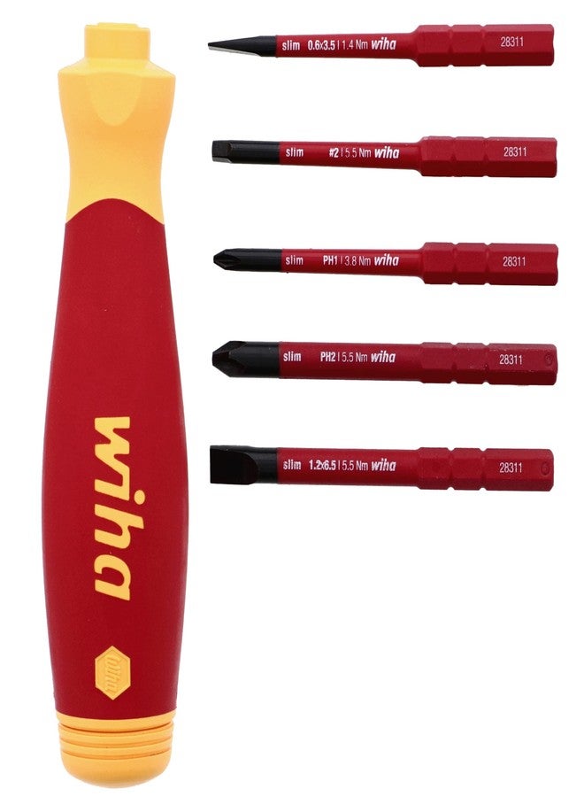 Wiha 28345 6 Piece Insulated SlimLine PocketMax Multi-Driver - Image 5