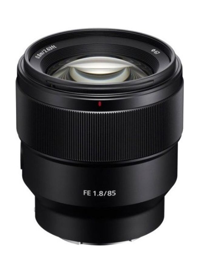 Sony FE 85mm f/1.8 Lens Black - Image 1