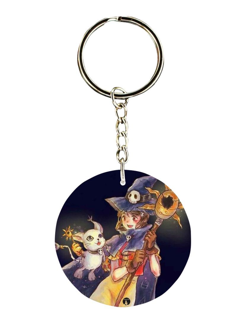 RKN Double Sided Digimon Printed Keychain