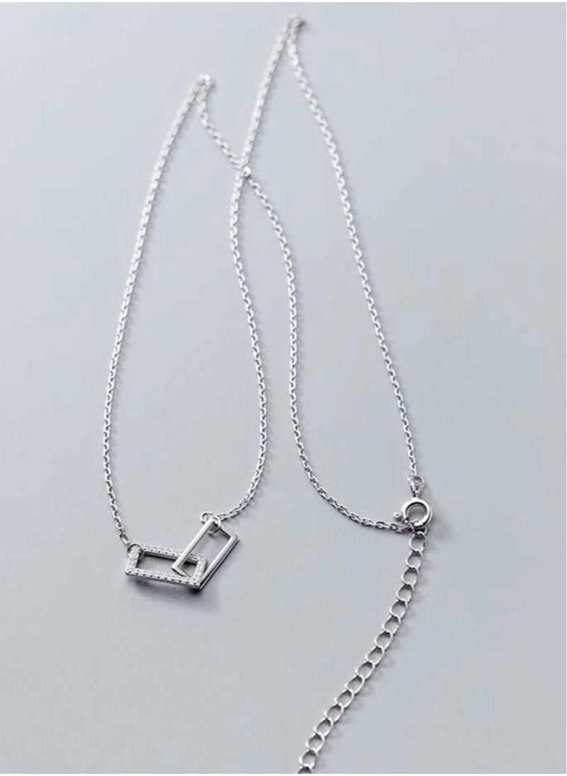 Blueline - 925 Silver Filled Necklace - Image 1