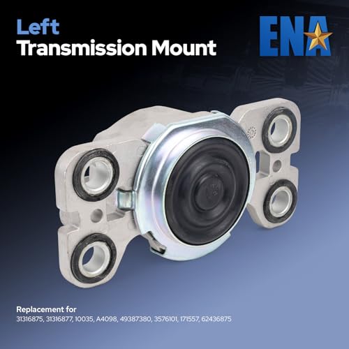 ENA تركيب محرك ENA وقاعدة نقل للسيارات A4070 A4099 A4098 A4071 مجموعة من 4 متوافقة مع فولفو 2011-2016 S60 2008-2015 S80 XC70 2015 2016 V60 XC60 2008-2010 V70 بديل لـ 9906 10001 10035 9907 - Image 5