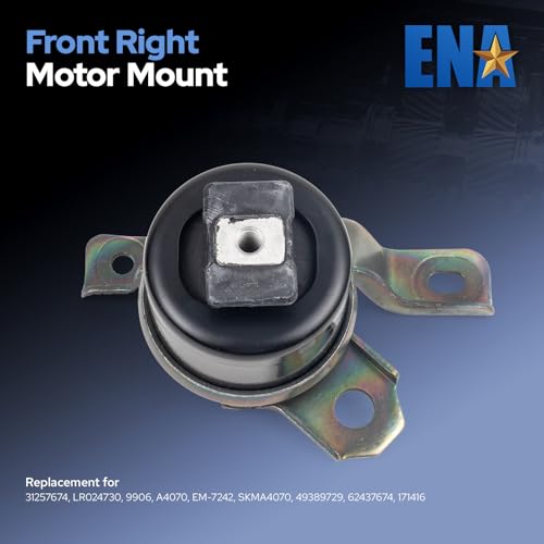 ENA تركيب محرك ENA وقاعدة نقل للسيارات A4070 A4099 A4098 A4071 مجموعة من 4 متوافقة مع فولفو 2011-2016 S60 2008-2015 S80 XC70 2015 2016 V60 XC60 2008-2010 V70 بديل لـ 9906 10001 10035 9907 - Image 2