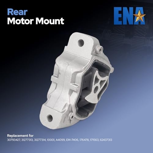 ENA تركيب محرك ENA وقاعدة نقل للسيارات A4070 A4099 A4098 A4071 مجموعة من 4 متوافقة مع فولفو 2011-2016 S60 2008-2015 S80 XC70 2015 2016 V60 XC60 2008-2010 V70 بديل لـ 9906 10001 10035 9907 - Image 4