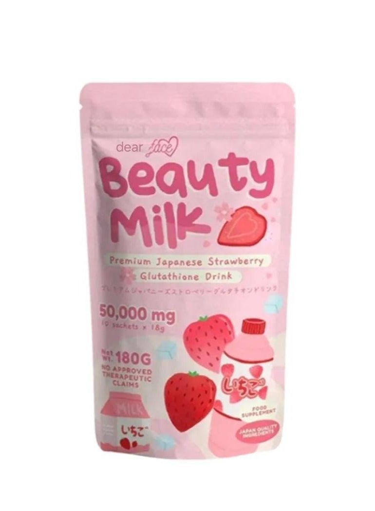 dear face Premium Japanese Strawberry Glutathione drink 180 G - Image 3