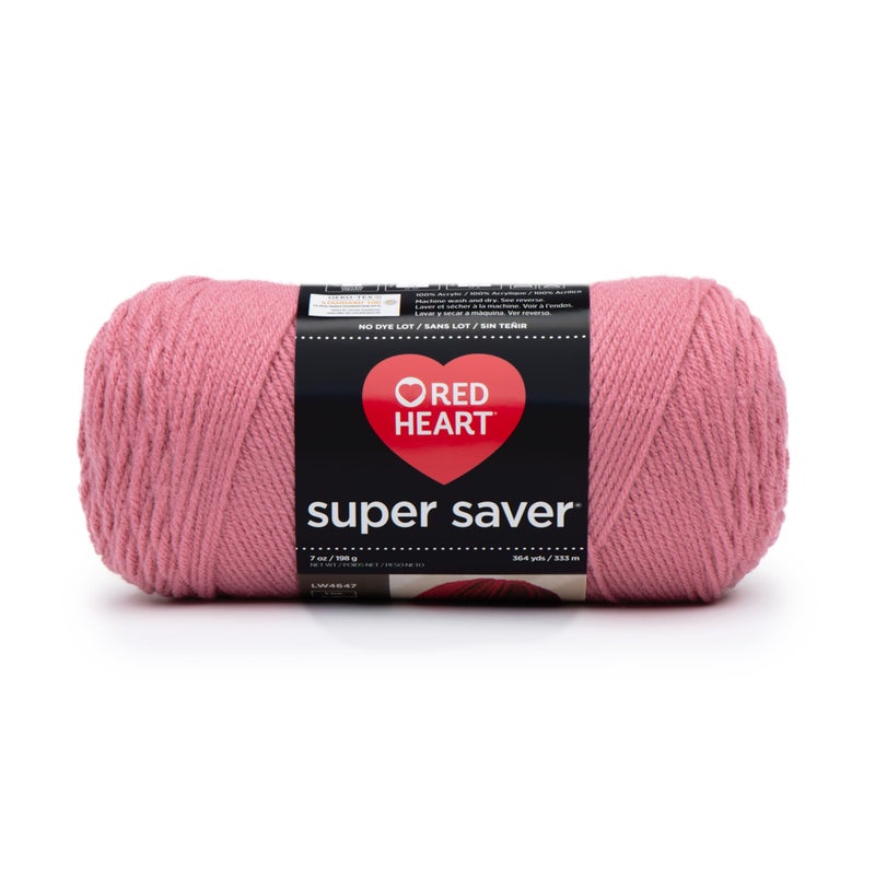 RED HEART خيط سوبر سيفر الأحمر، توت العليق الفاتح - Image 1