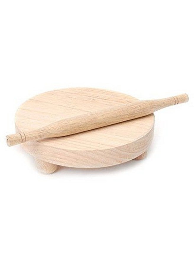 Ratna's Wooden Chakla Belan Set for Kids.Made up of Soft Wood, fine Finish and Durable - Image 1