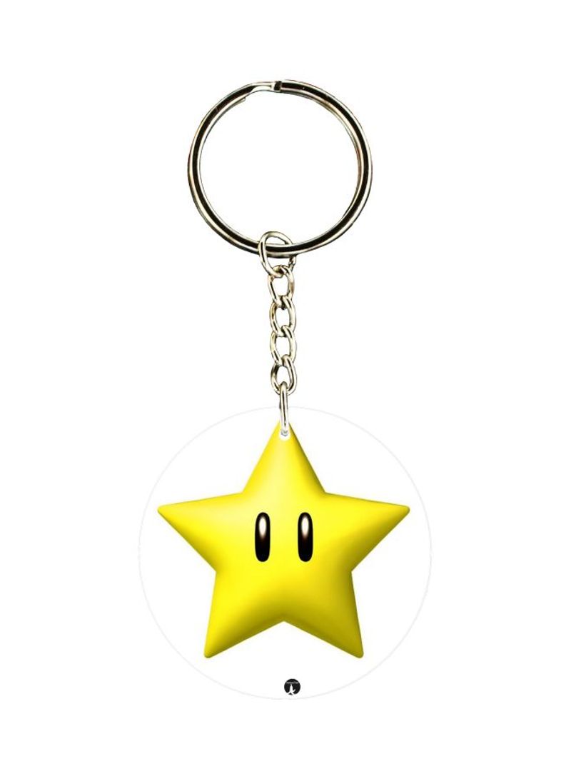 RKN Star Printed Keychain