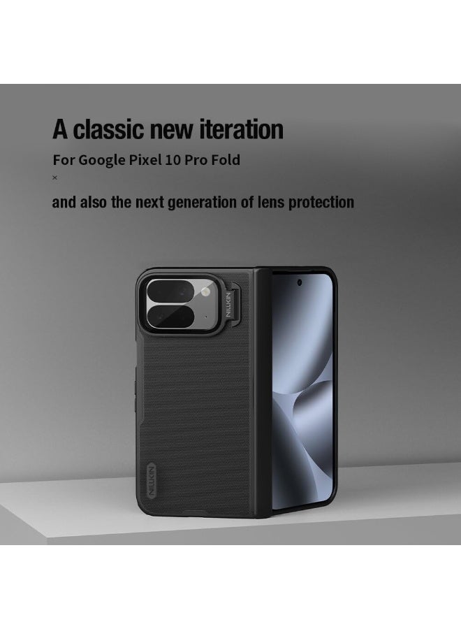 Nillkin Case Designed for Google Pixel 10 Pro Fold Nillkin Super Frosted Shield Prop Transparent Lens Guard Edition Matte cover case for Google Pixel 10 Pro Fold 5G 2025 Black Color - Image 5