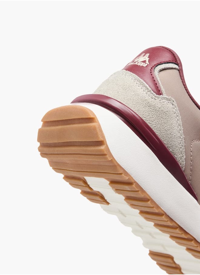 Kappa - Women Panelled Sneakers with Lace-Up Closure - Image 1