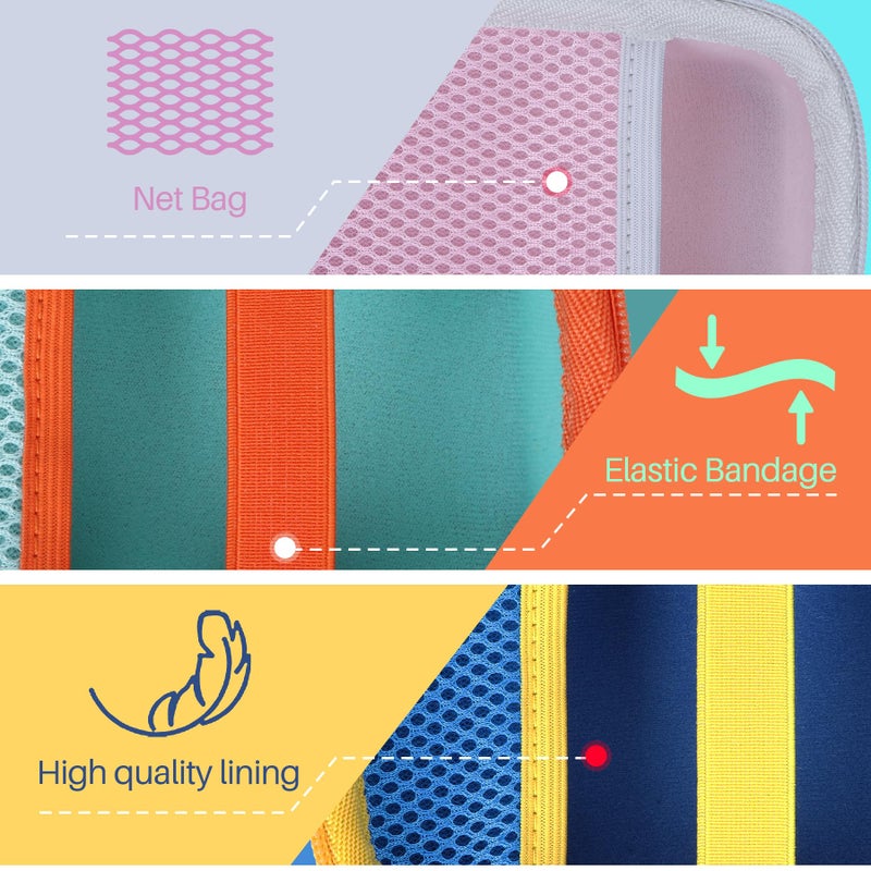 Lebakort Hard Case Compatible with Yoto Mini Kids Audio Music Player Children Speaker Plays Audiobook Cards Radio (Teal + Orange Case) - Image 3