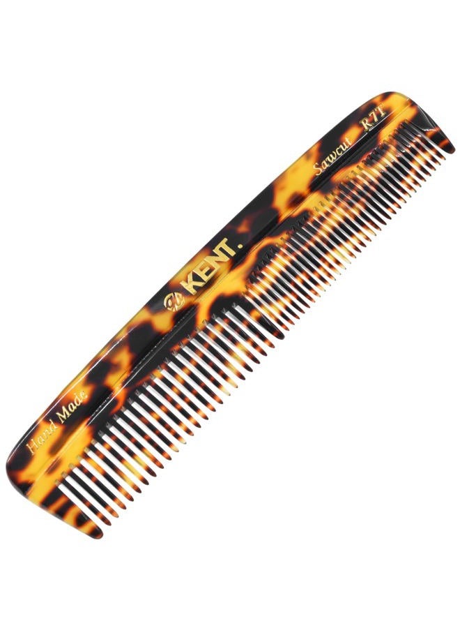 KENT Hair Comb for Men, Handmade Pocket Comb, Fine and Wide Tooth Hair Comb for Grooming and Styling, Sawcut Kent Comb, 2 Pack (Yellow Tokyo) - Image 1