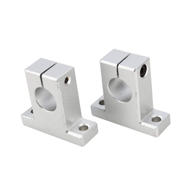 Precision Machined Optical Axle Bracket Long Service Life for Special Machinery Industries, 2pcs SK16 Linear Rail Support Bracket - Image 1