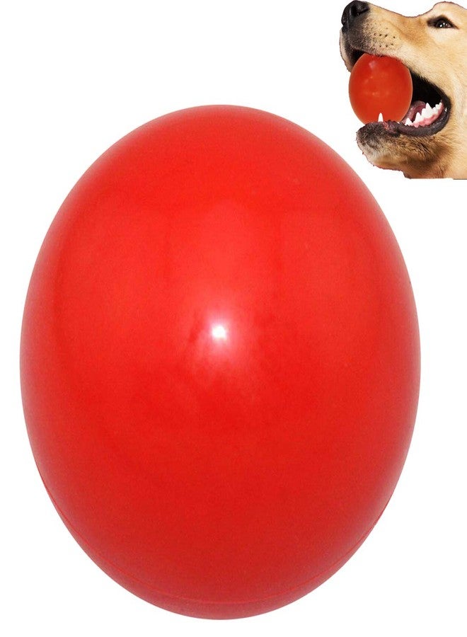Sunglow Durable Dog Ball for Chewing & Training, Tough Indestructible Dog Chew Toy, Solid Rubber Bouncy Ball, Cleans Your Dog's Teeth & Improves Mental Health - Image 1