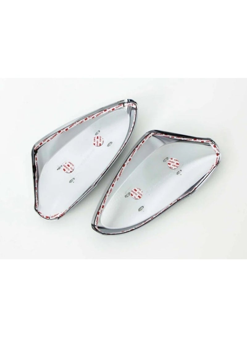 Chrome Side Mirror Cover for Hyundai Elantra 2011–2015 High Quality Material Custom Fit Glossy Finish Easy Installation - Image 1