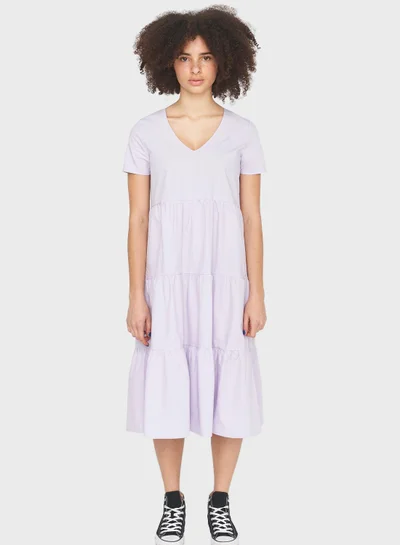 NOISY MAY Pleated Dress