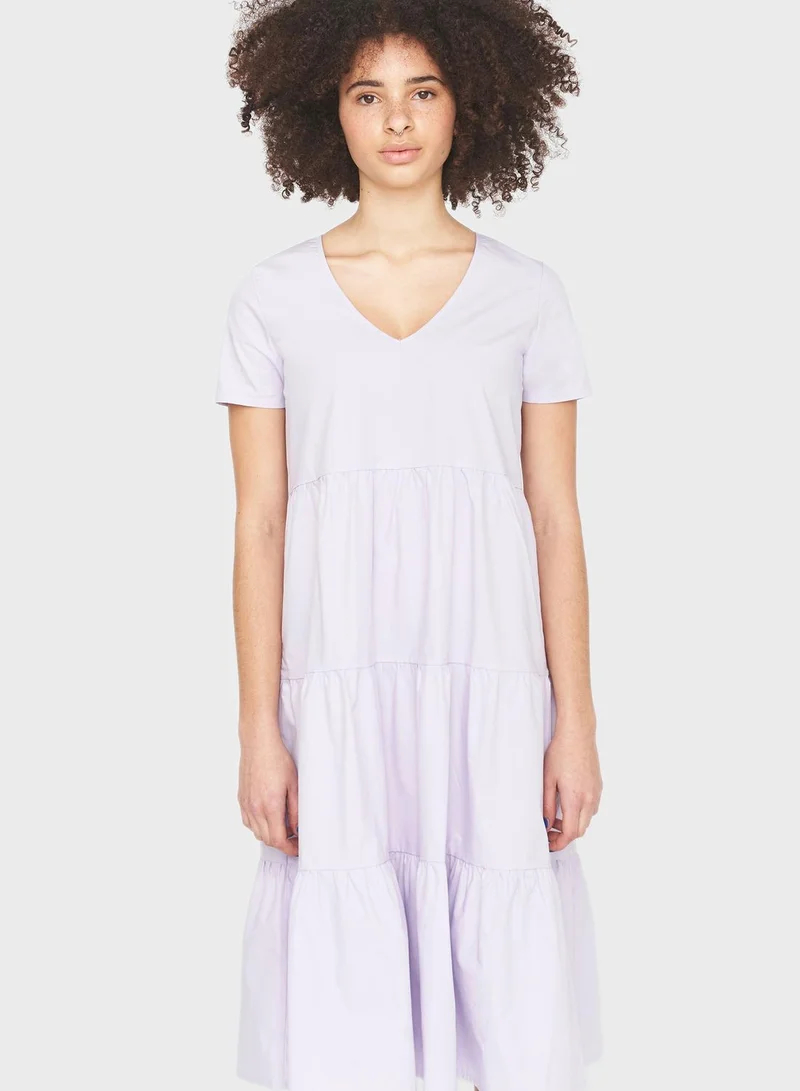 NOISY MAY Pleated Dress