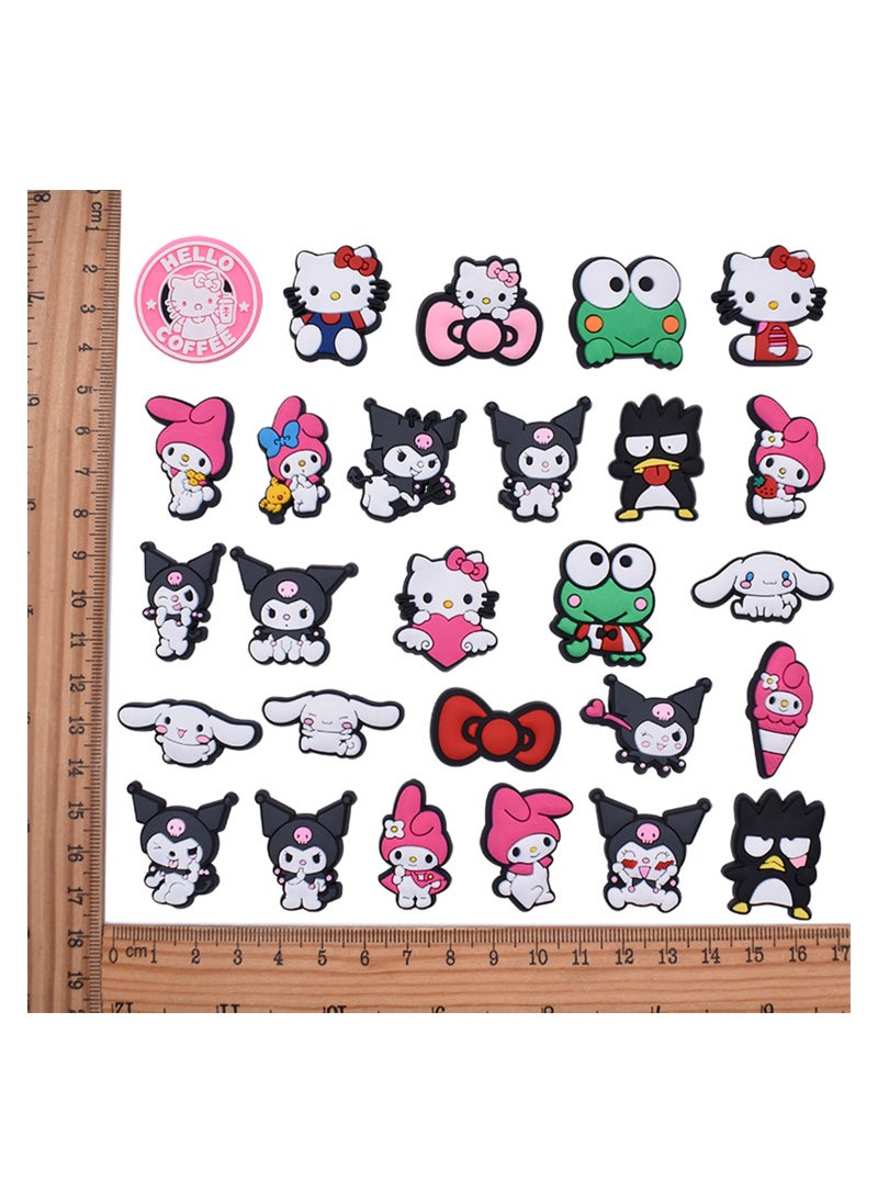 Excefore 47PCS Croc Charms for Girls Adults, Kawaii Shoe Charms for Croc Clogs Sandals Decoration, Shoe Charms for Wristband Bracelets, Sandals Decoration Accessories  - Image 5