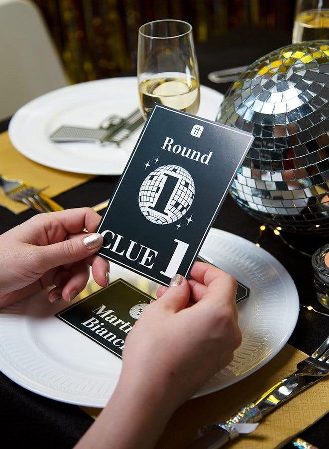 Talking Tables Crack The CASE Murder Mystery on The Dance Floor Game, Murder Mystery Dinner Party Games for Adults, Puzzles, Clues, QR Codes, Music, Brain Teaser Puzzles, Ages 16+, 5-13 Players - Image 4