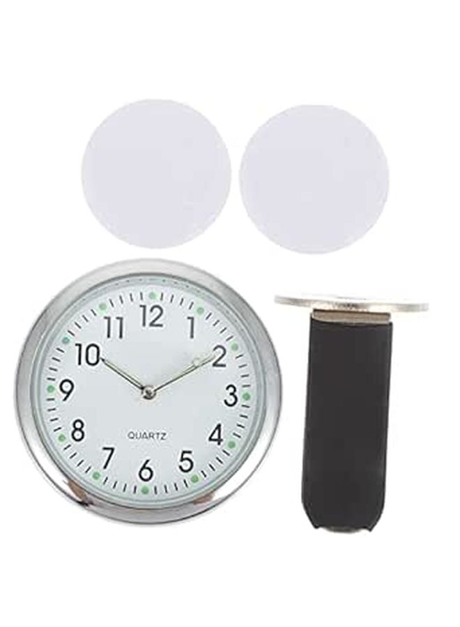 Car Mini Adhesive Dashboard Luminous Auto Clock Digital Vehicle Display With Clear Numbers For Car Home Office - Image 1