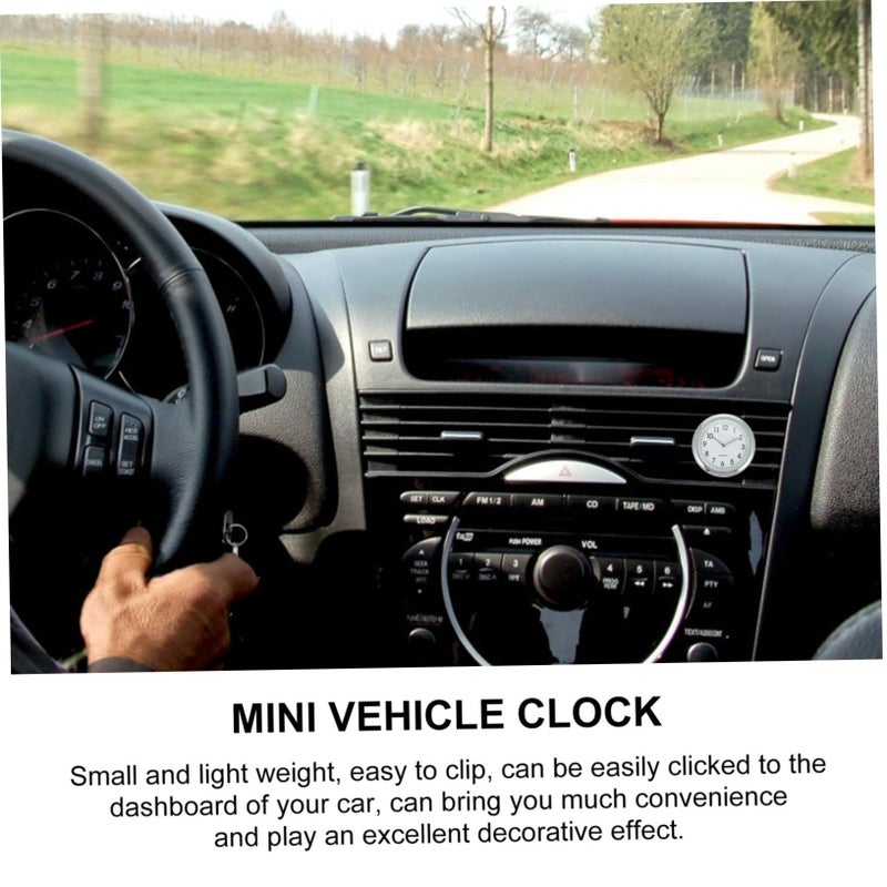 Car Mini Adhesive Dashboard Luminous Auto Clock Digital Vehicle Display With Clear Numbers For Car Home Office - Image 4