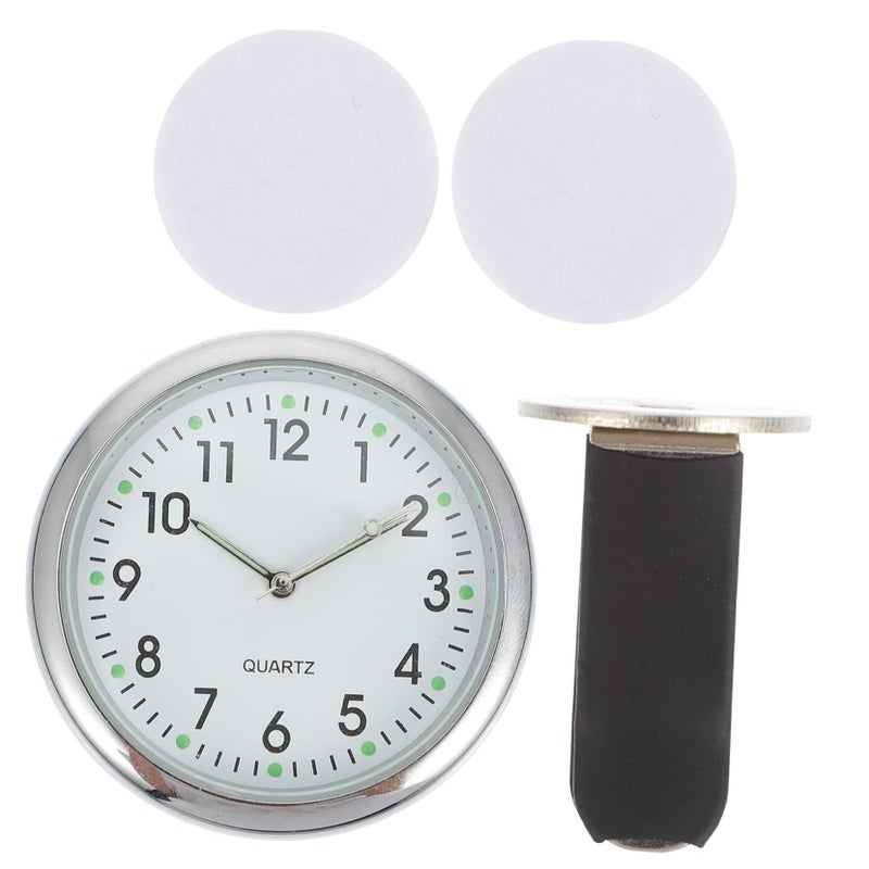 Car Mini Adhesive Dashboard Luminous Auto Clock Digital Vehicle Display With Clear Numbers For Car Home Office - Image 2