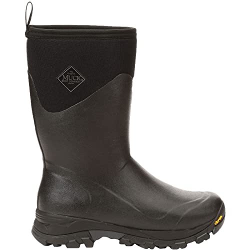 MUCK Mens Arctic Ice Mid Boot  Vibram Arctic Grip AT Black Size 9M - Image 1