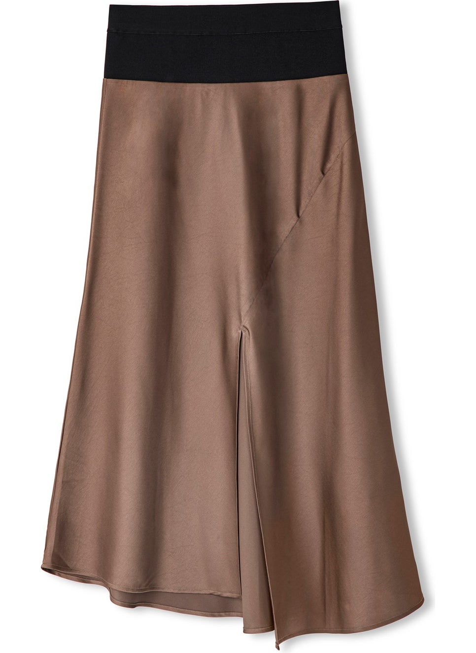 Twist - تنورة ساتان بلونين - Image 1