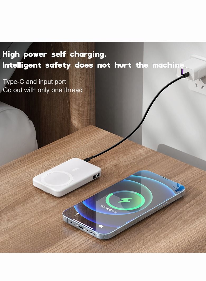 GULFLINK Magnetic Portable Power Bank Charger for Apple iPhone 15/14/13 Series 10000mah Green - Image 4