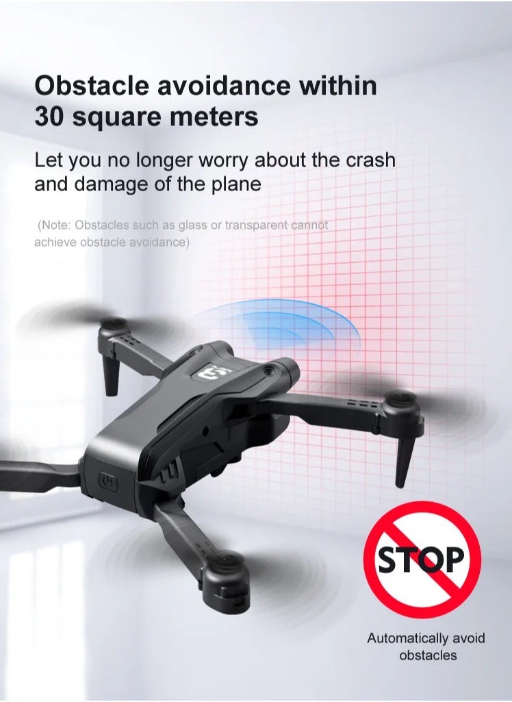 Z908 Pro Mini Dron 2.4G WIFI Drone 4k Professional Obstacle Avoidance Helicopter Remote Control Quadcopter RC Dron UAV Toys (3 Batteries)