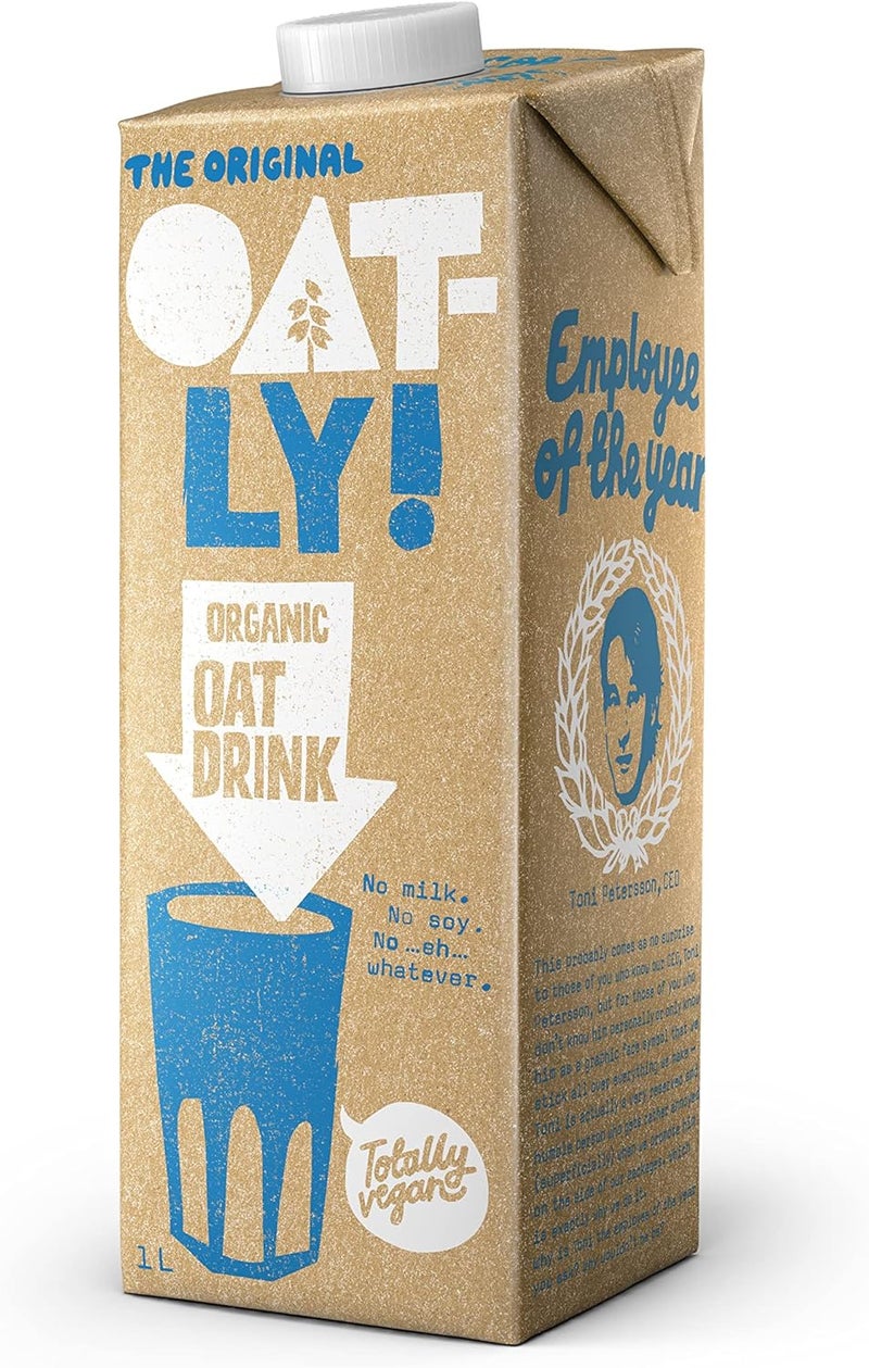 Oatly! Organic Oat Drink, 1L - Vegan, Soy-free - Image 2