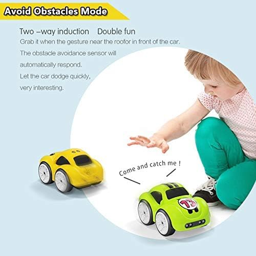 HITRUZ Sensor Car Toy for Kids | Gesture Sensor Magic Car with Hand Control | Smart Automatic Toy Car with Follow, Track Line, Obstacle Avoidance & Music | Rechargeable Kids Toy Age 3+ - Image 5